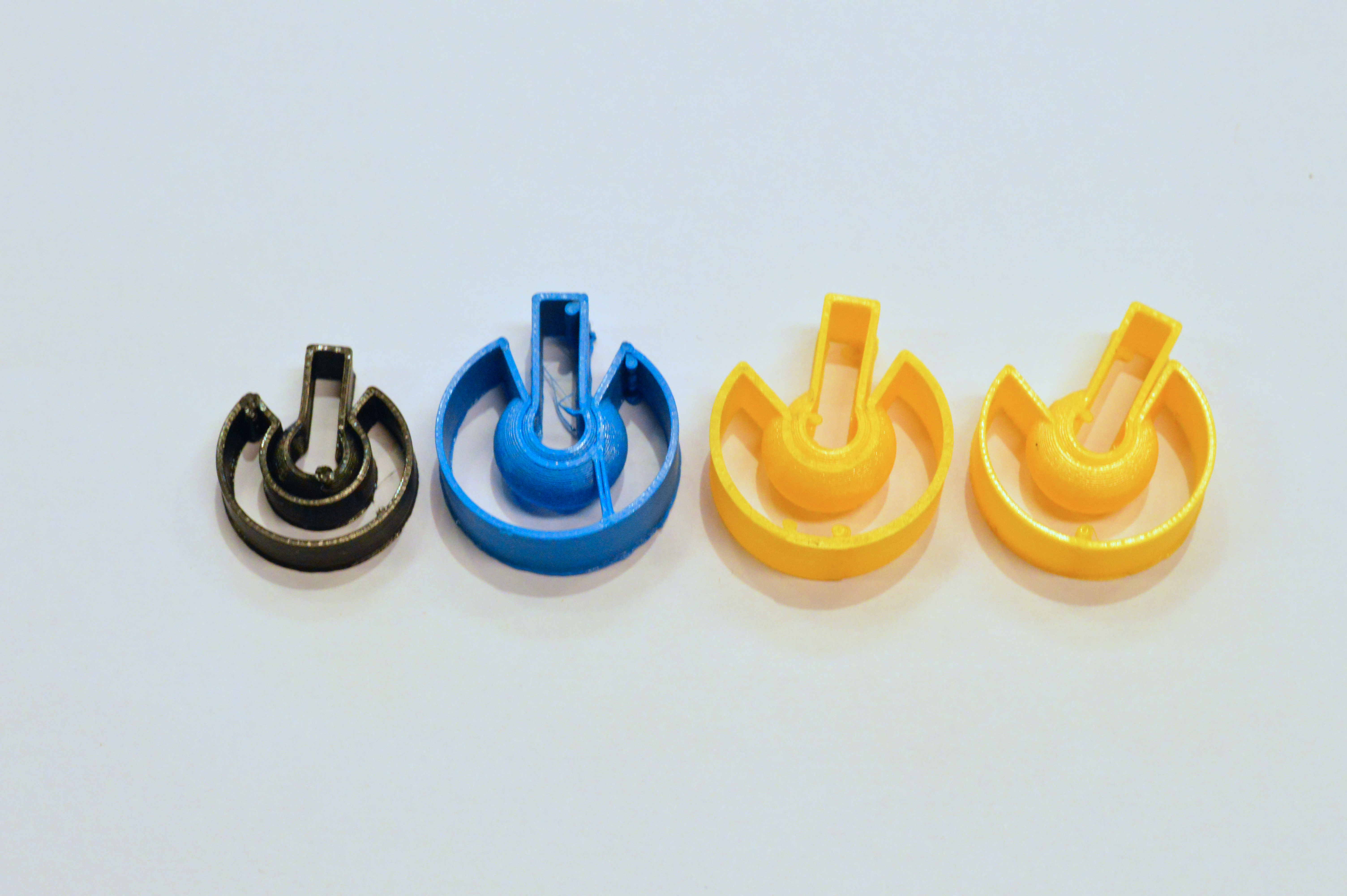Rapid letter — coloured keychains